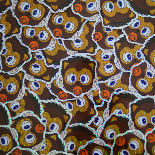 Sticker - "Paups le Tanuki"