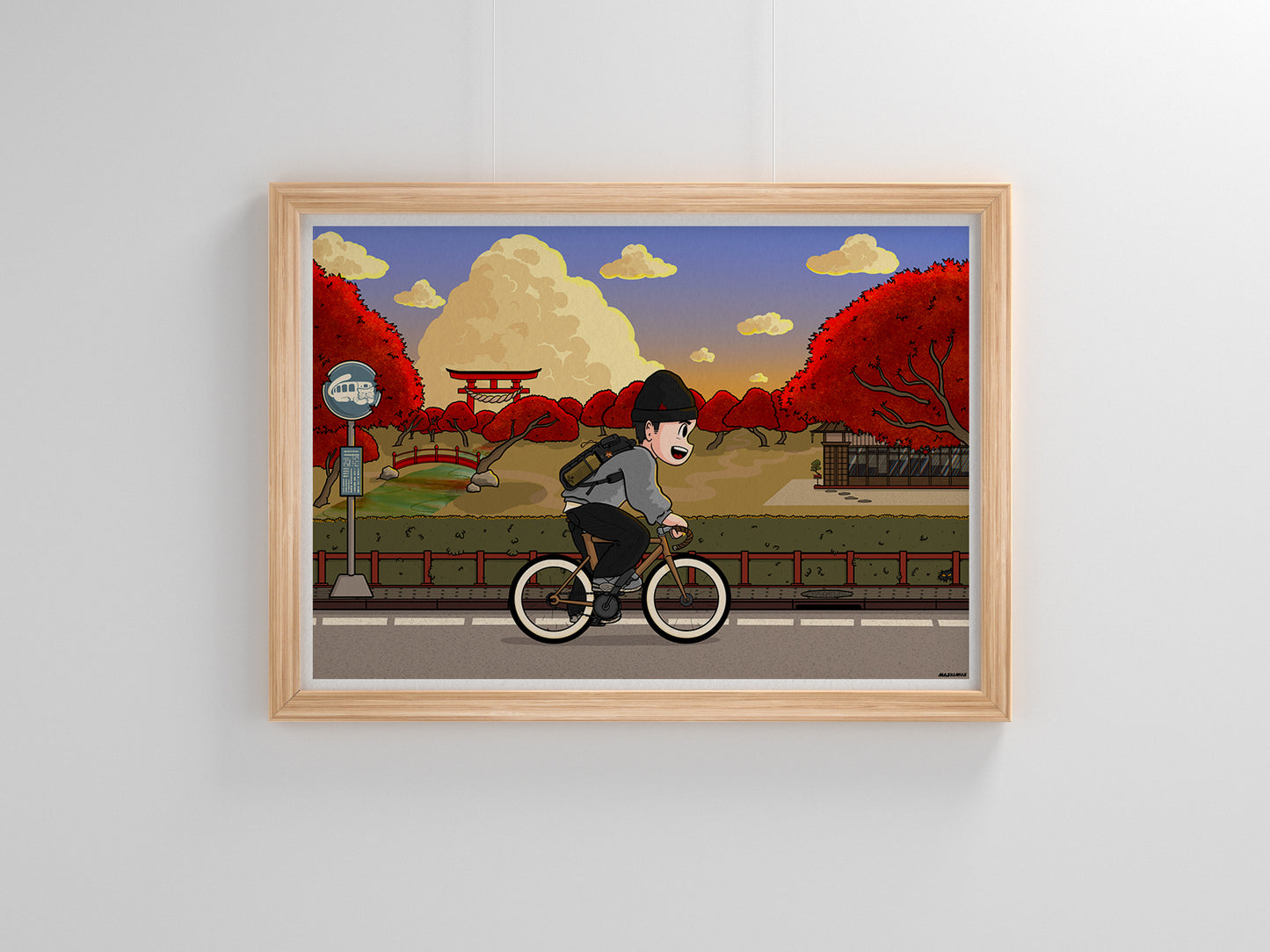 Affiche - "Momiji Ride"